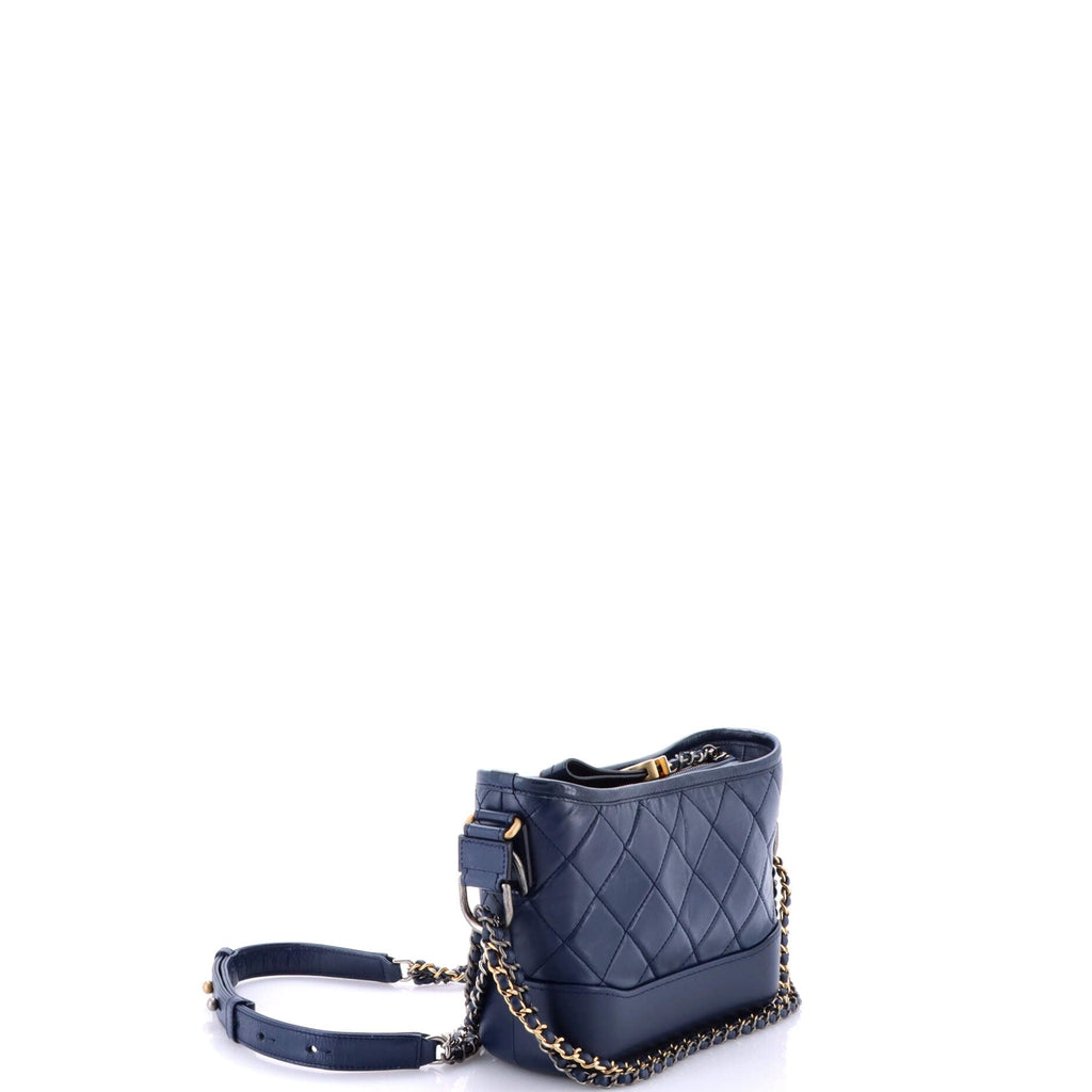 Gabrielle Hobo Quilted Aged Calfskin Small