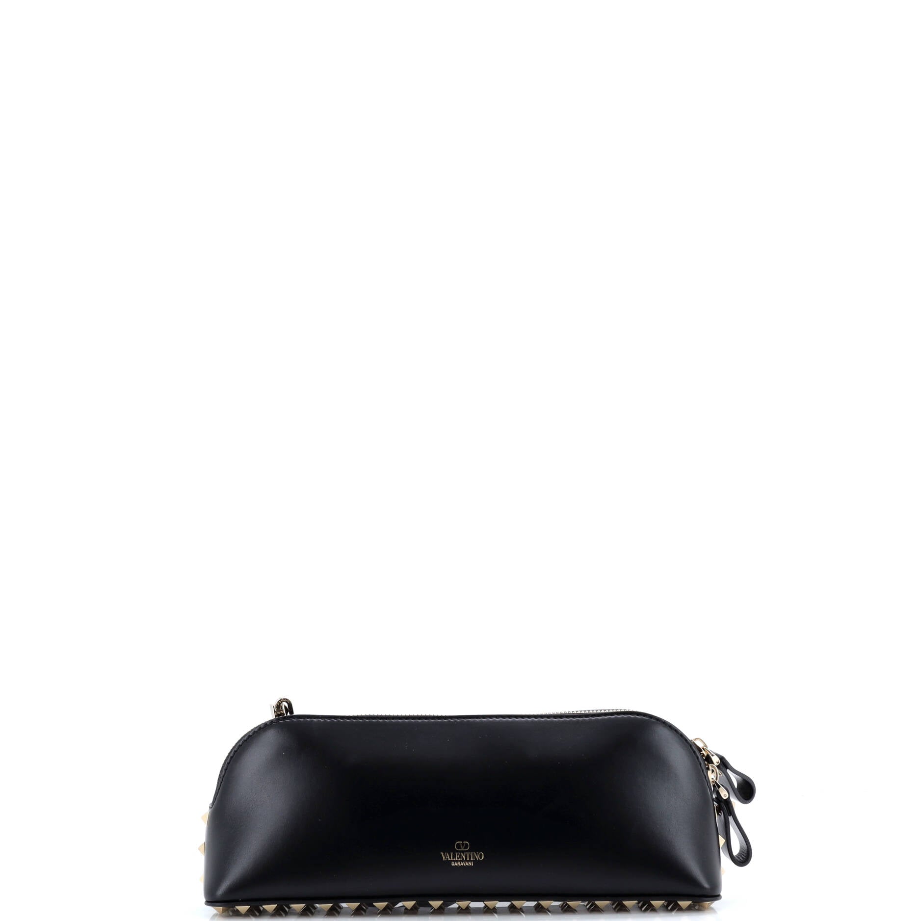 Rockstud Zip Crossbody Bag Leather East West