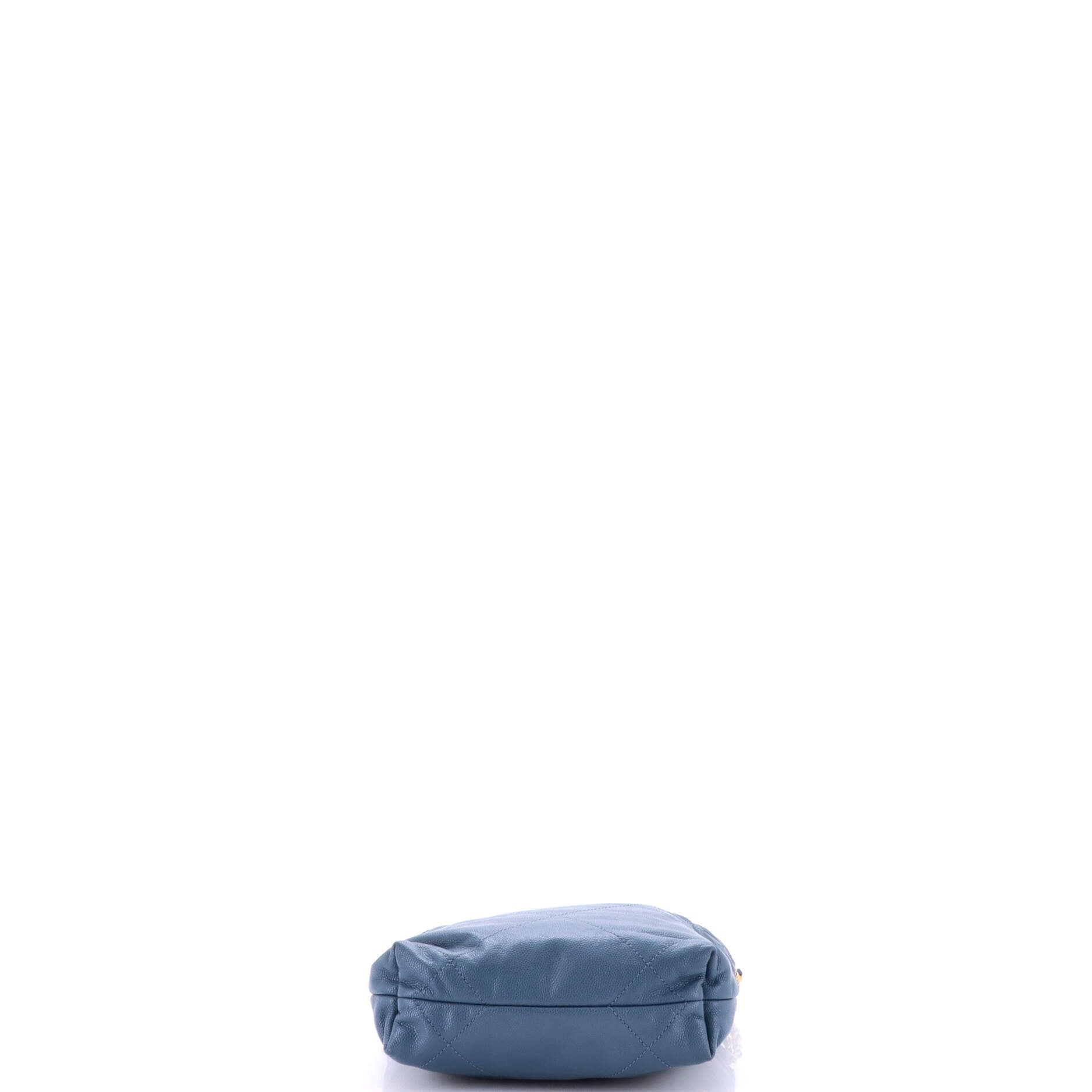 22 Chain Hobo Quilted Caviar Mini