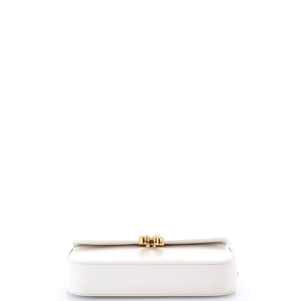 Skull Flower Chain Shoulder Bag Leather Small