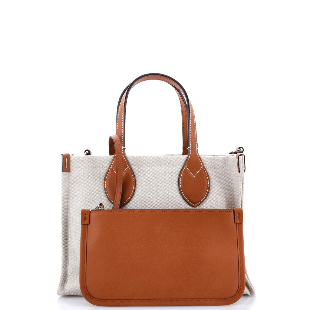 Logo Shopper Tote Printed Canvas Small