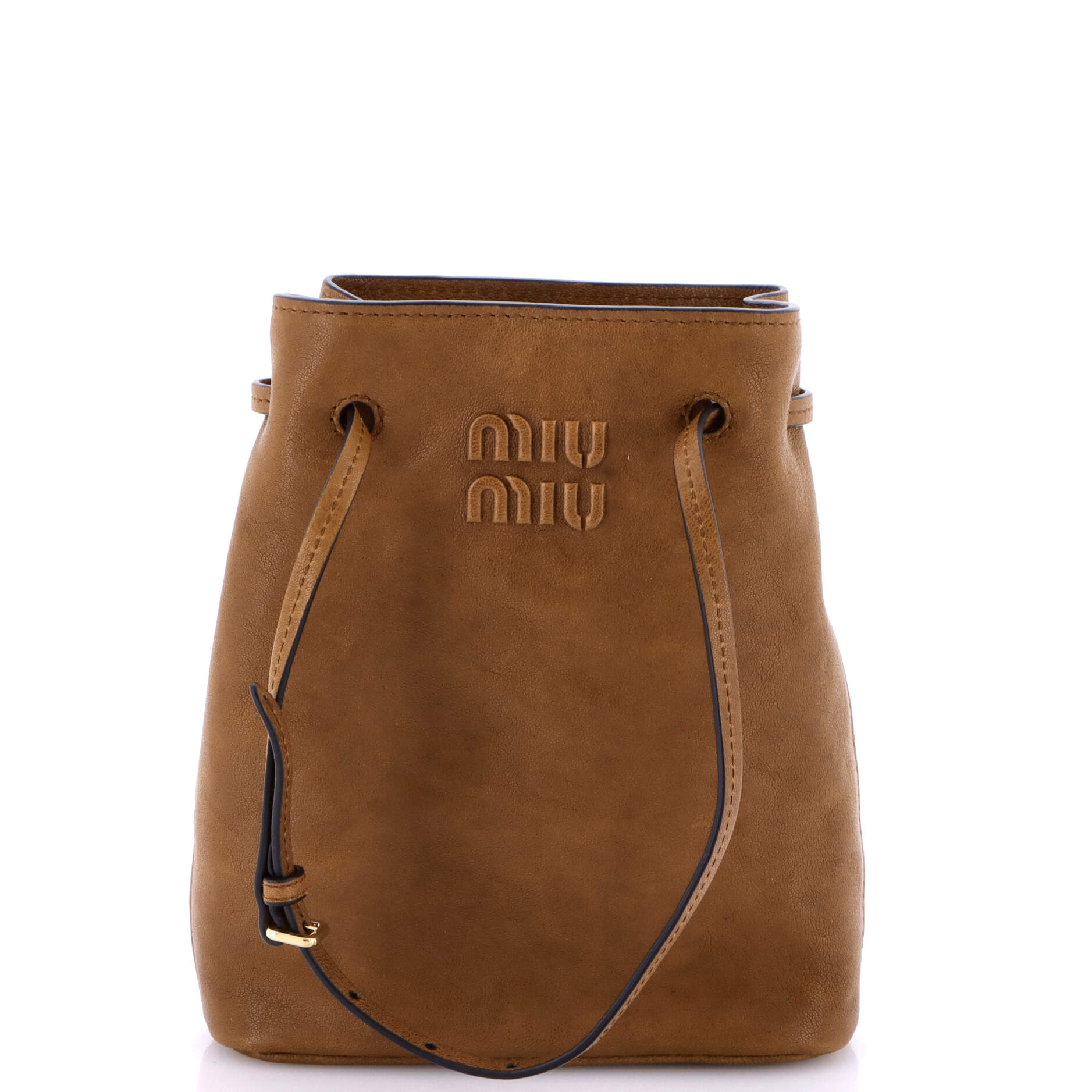 Aviator Bucket Bag Leather Mini