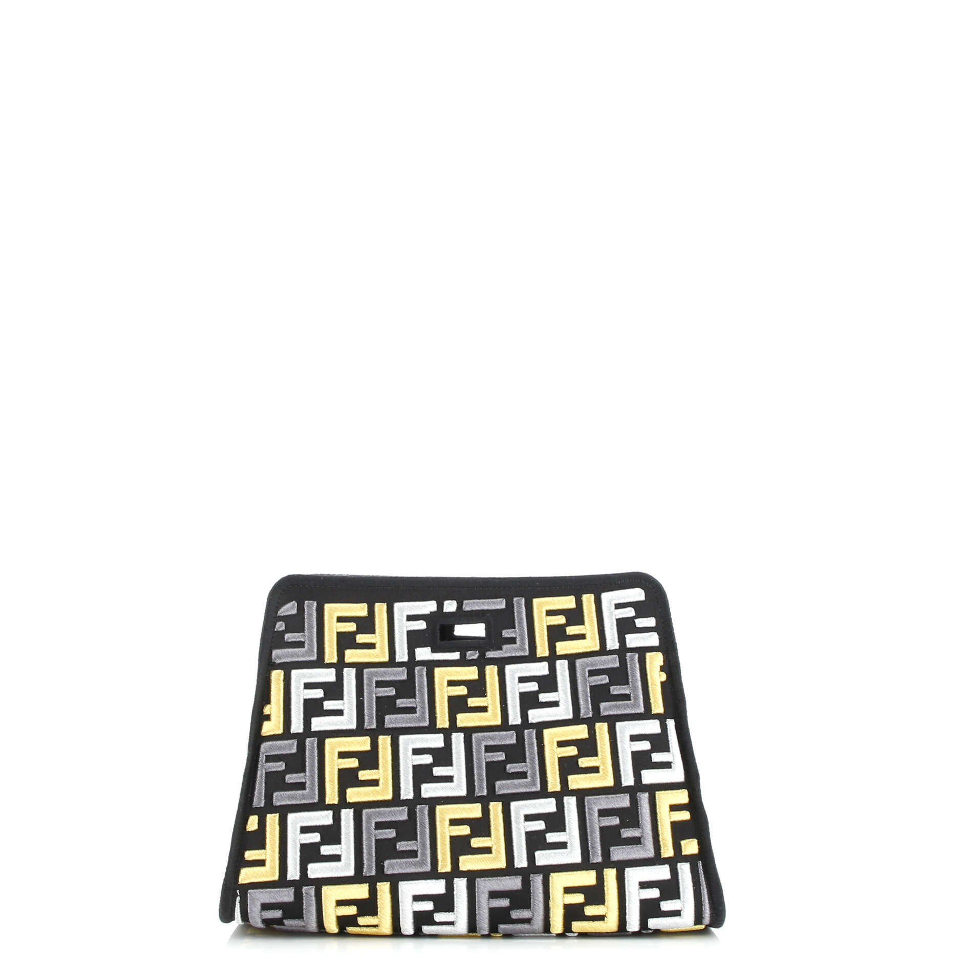 Peekaboo Defender Zucca Embroidered Satin Mini