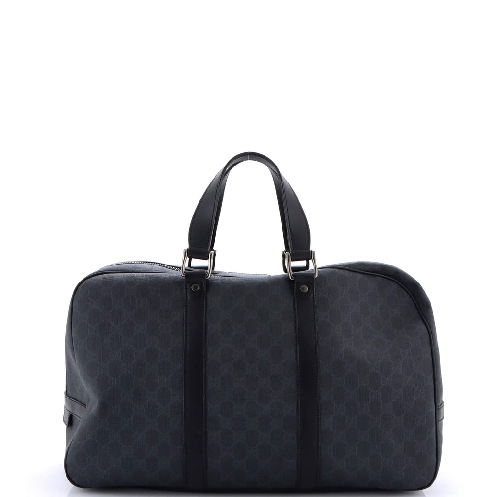 Zip Weekender Tote GG Coated Canvas Large
