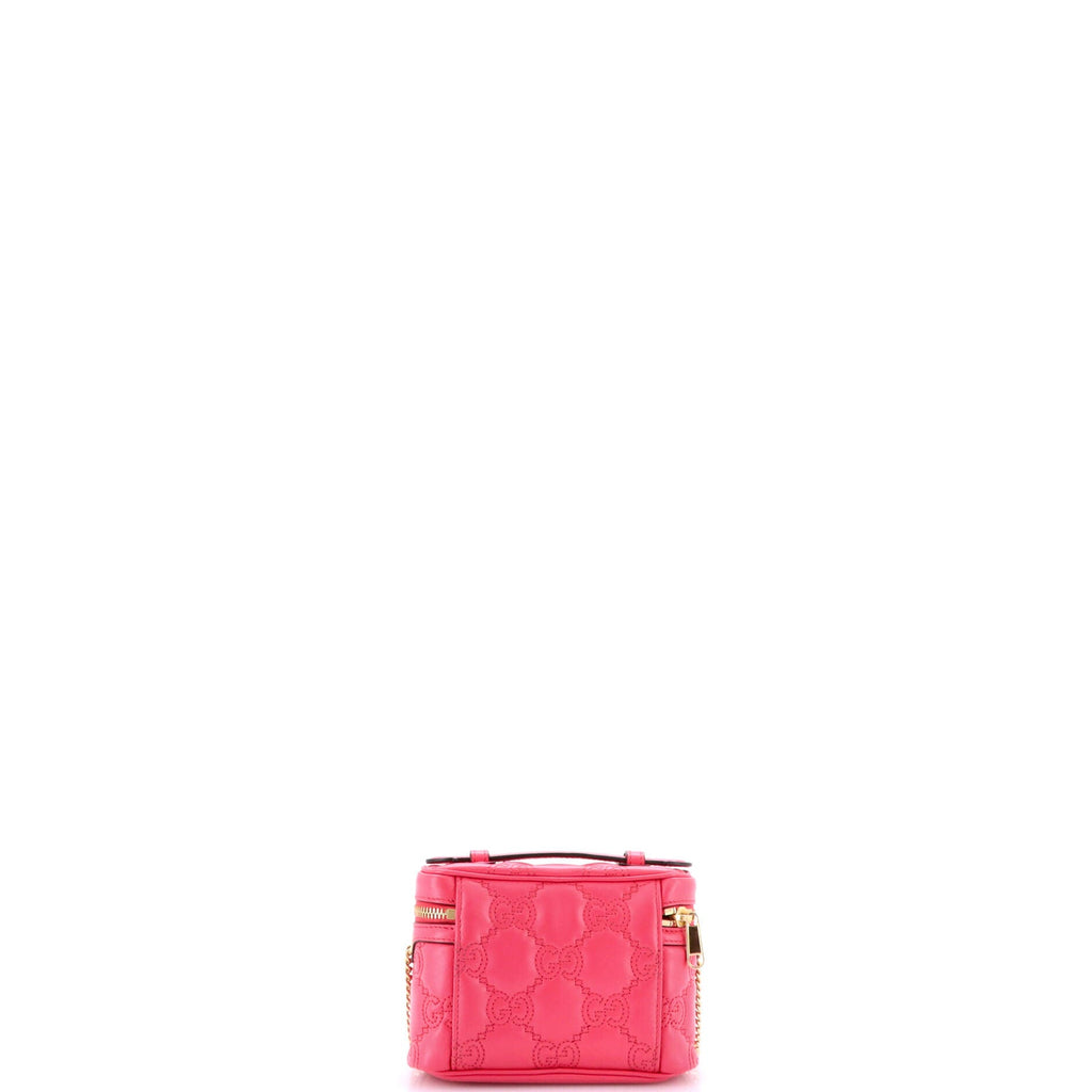 Top Handle Vanity Chain Bag GG Matelasse Leather Mini