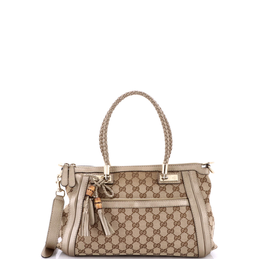 Bella Convertible Top Handle Bag GG Canvas Small