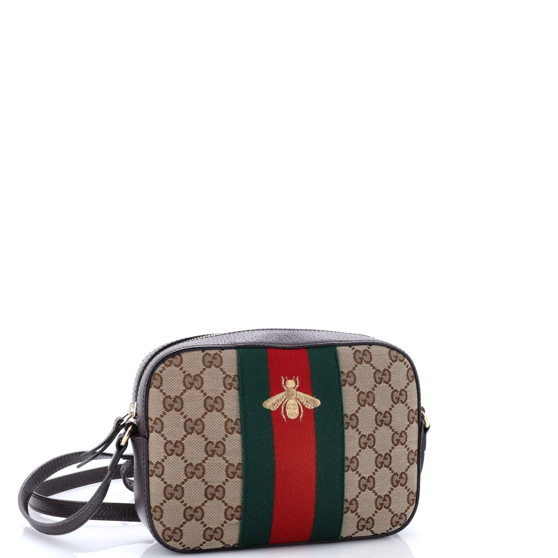 Bee Web Camera Bag GG Canvas