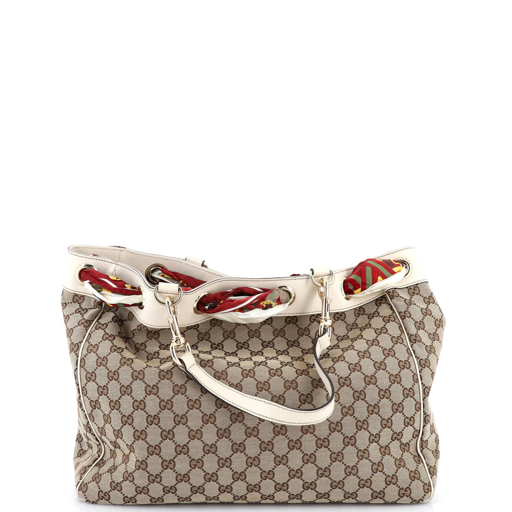 Positano Tote GG Canvas Large