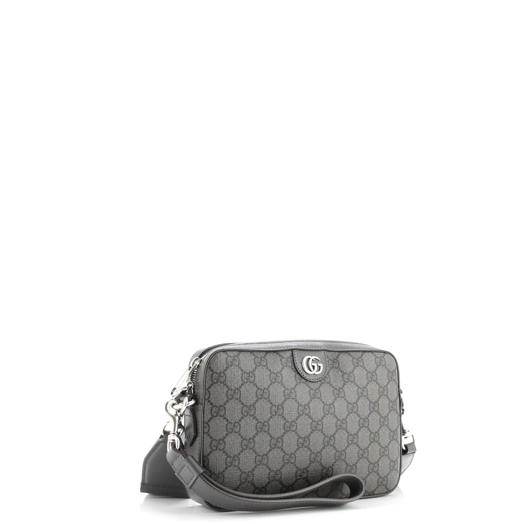 Ophidia Zip Wristlet Shoulder Bag GG Coated Canvas Small