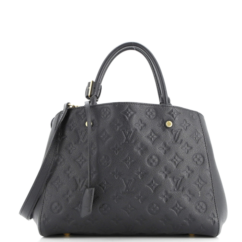 Montaigne Handbag Monogram Empreinte Leather MM