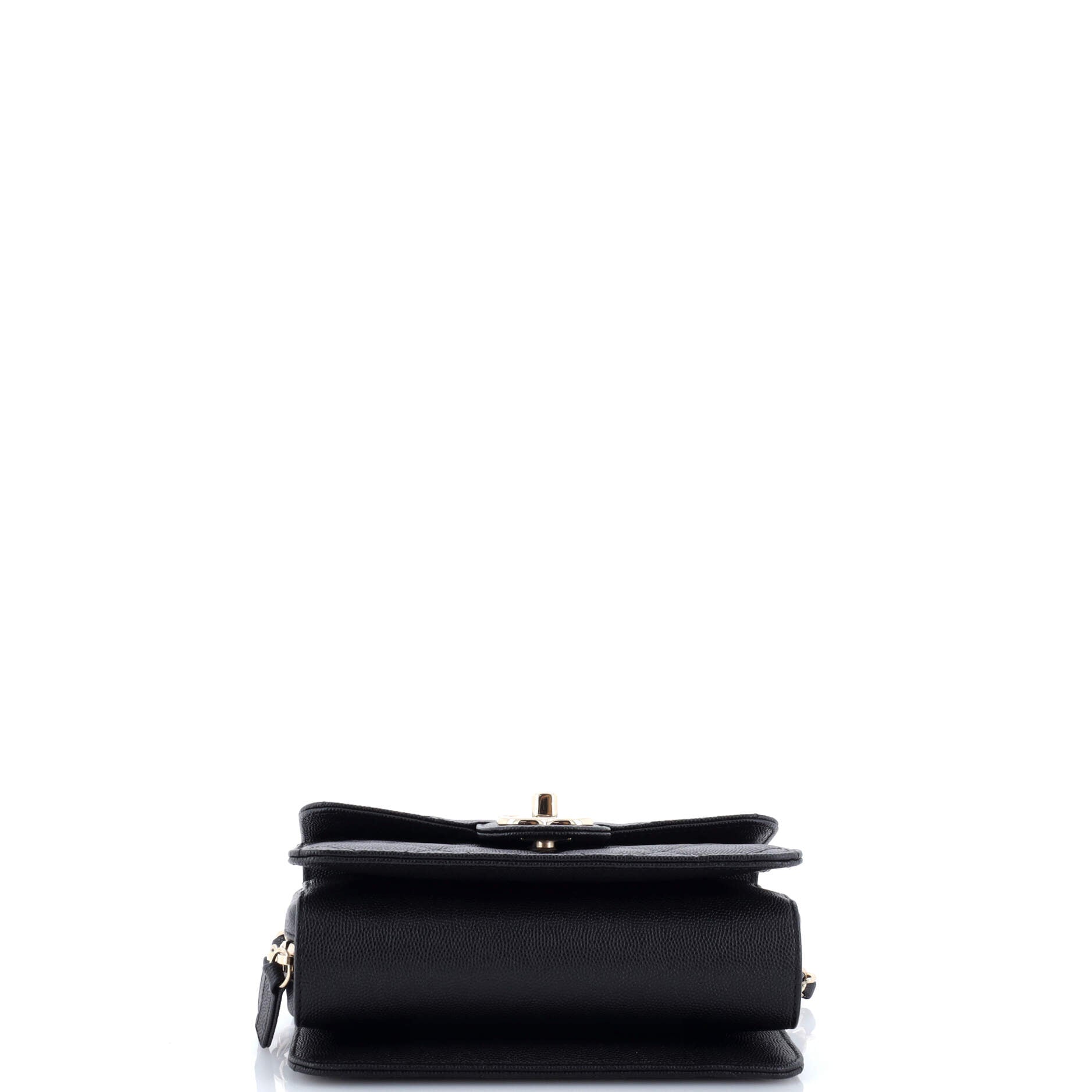 Like a Wallet Flap Bag Quilted Caviar Mini