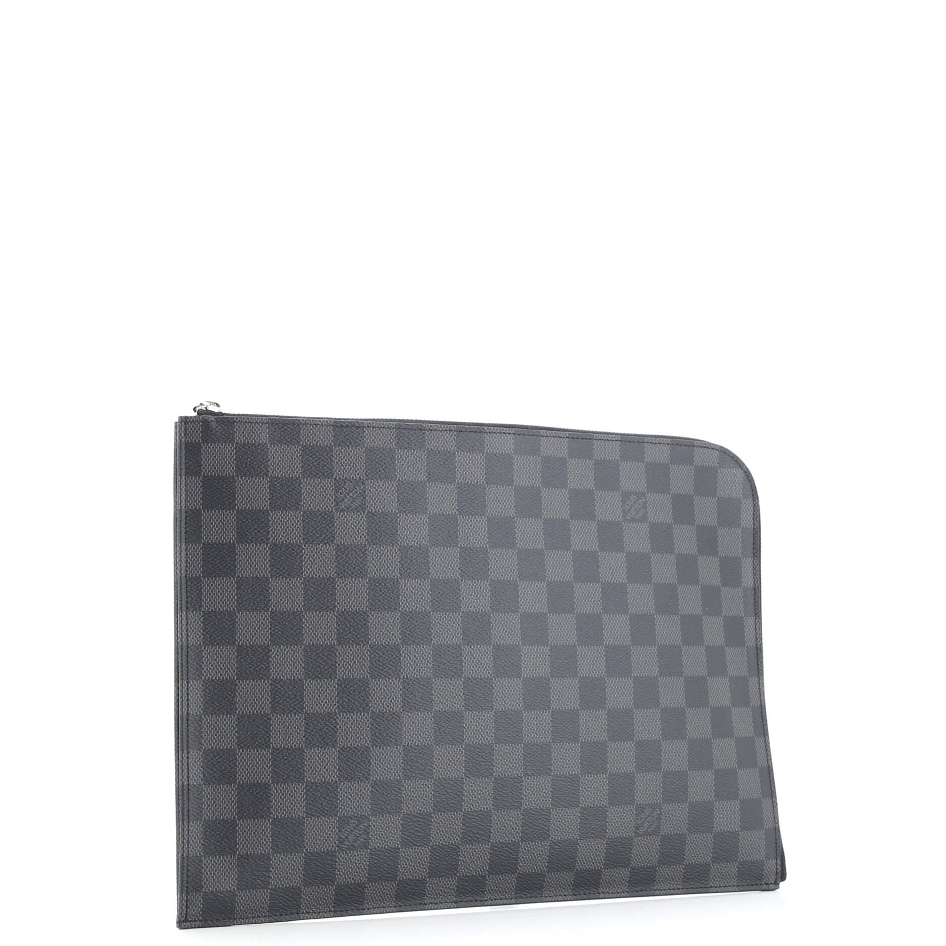 Zip Around Pochette Jour Damier Graphite GM