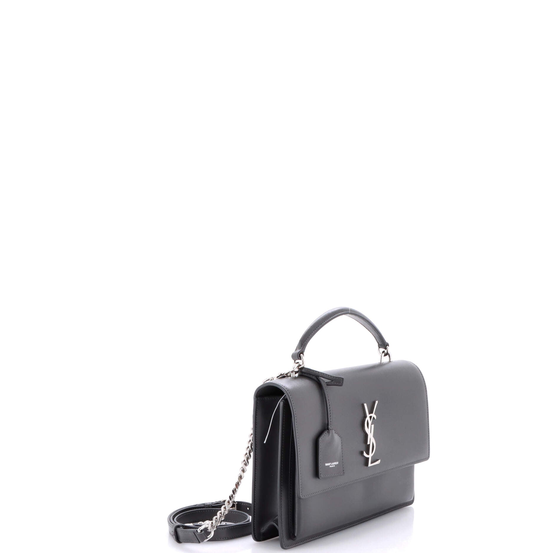 Sunset Top Handle Shoulder Bag Leather Medium