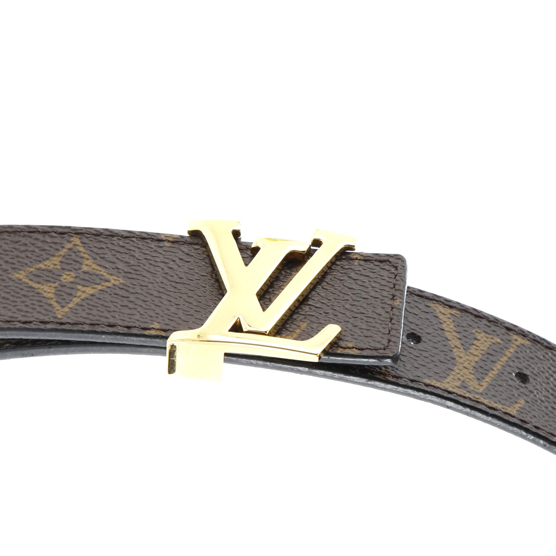 LV Initiales Reversible Belt Monogram Canvas and Leather Medium