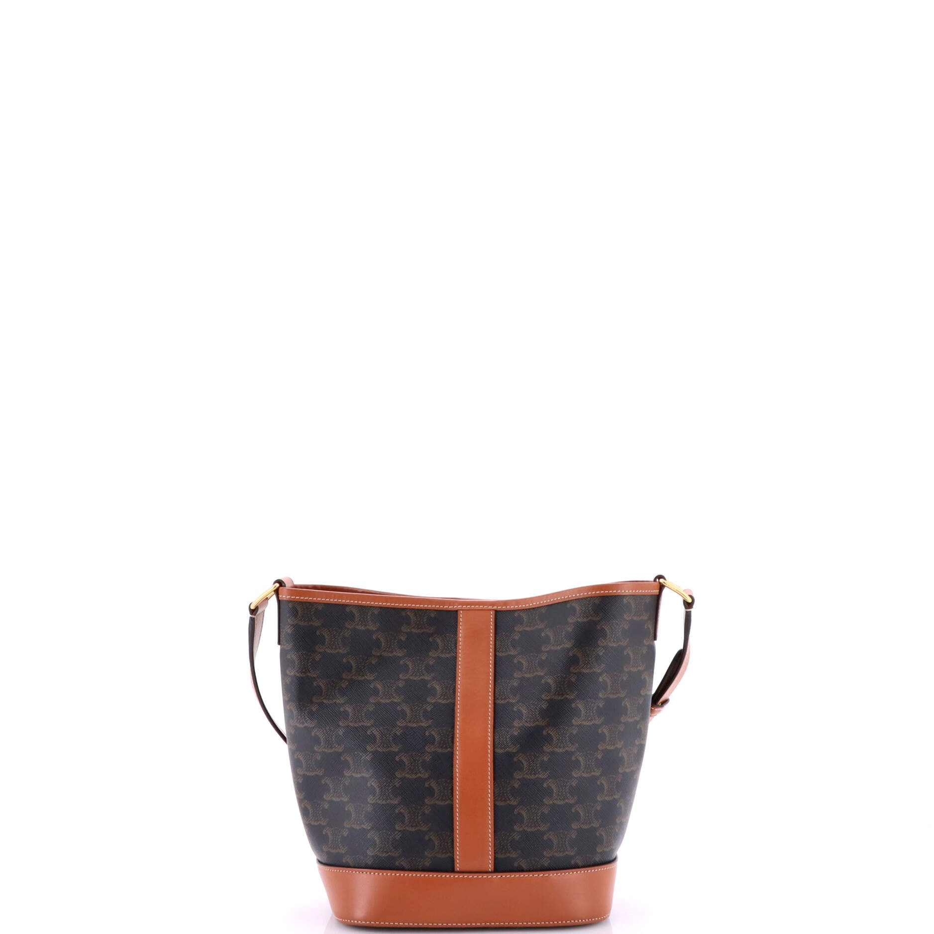 Bucket Bag Triomphe Coated Canvas Small