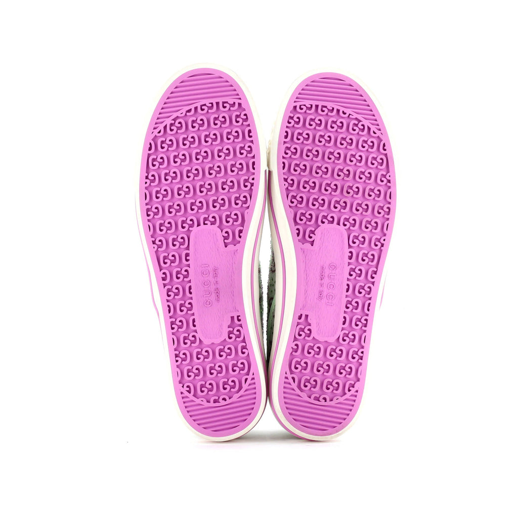 Women's 1977 Tennis Sneakers GG Lame Canvas with Crystals
