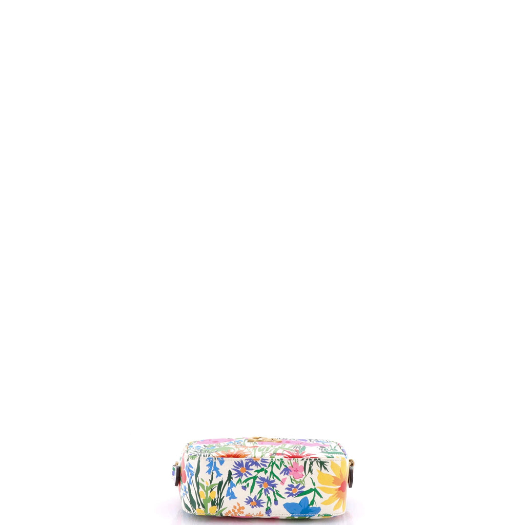 x Ken Scott GG Marmont Shoulder Bag Printed Matelasse Leather Mini