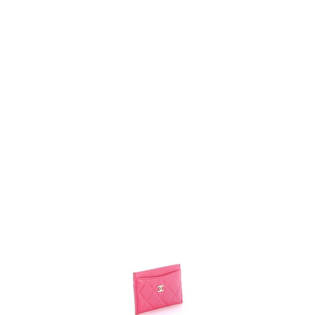 Classic Card Holder Quilted Caviar