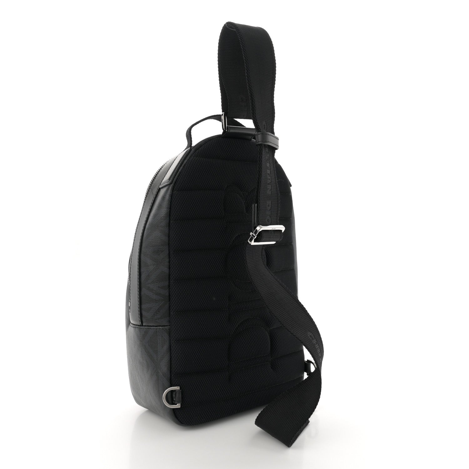 Coated Canvas CD Diamond Mini Rider Backpack Black