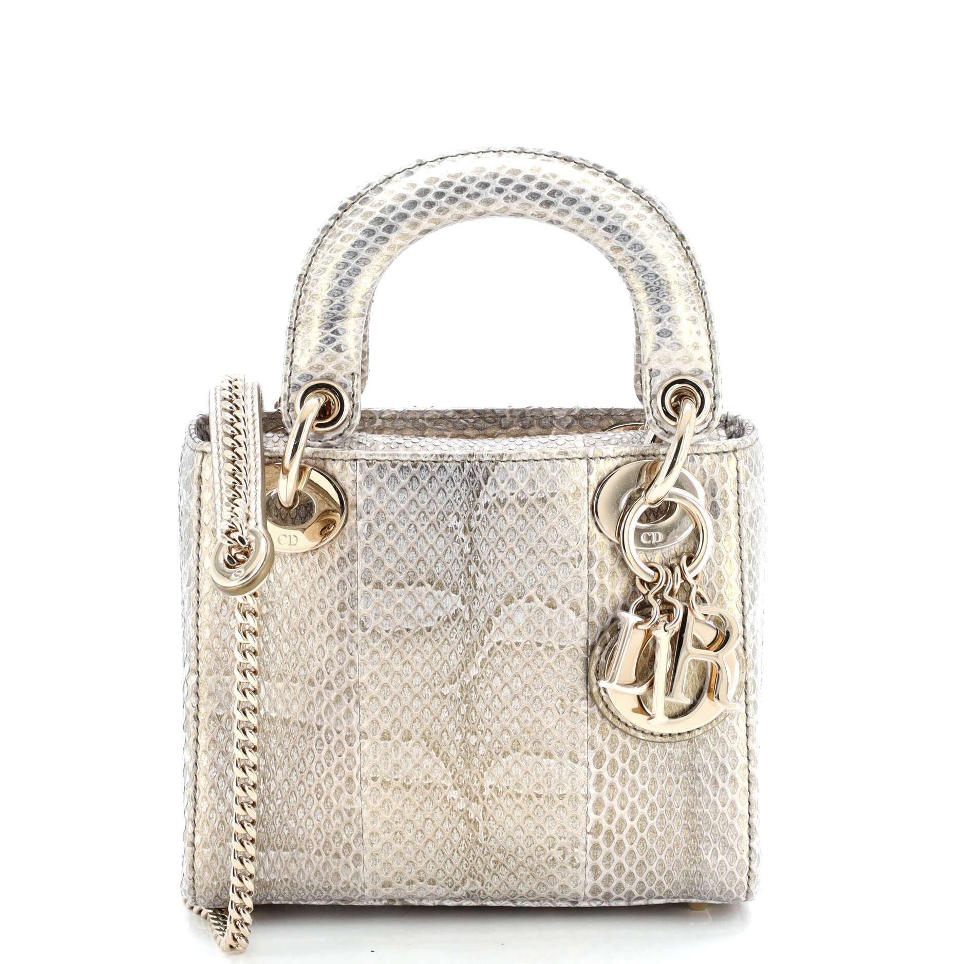 Lady Dior Chain Bag Python Mini
