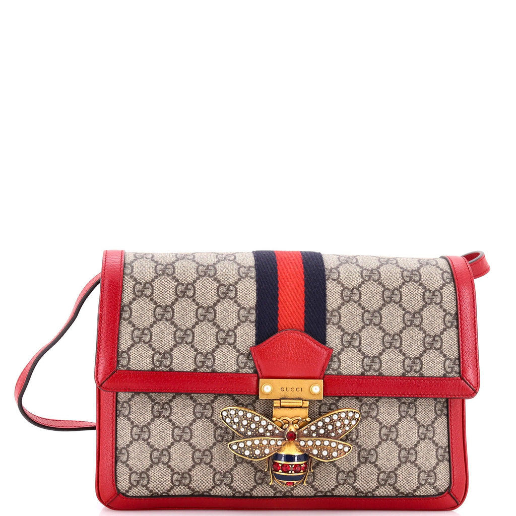 Queen Margaret Shoulder Bag GG Coated Canvas Medium