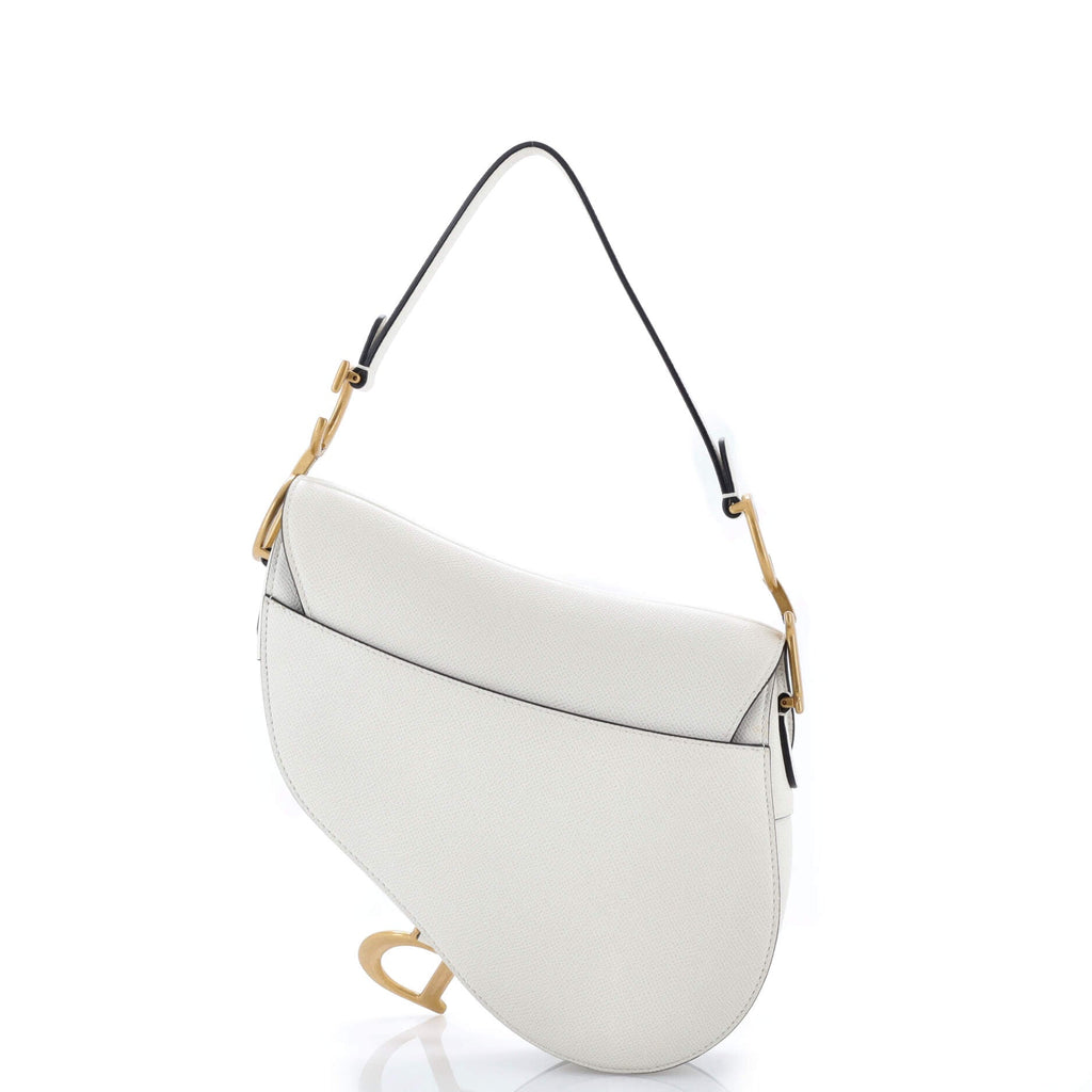 Saddle Handbag Leather Medium