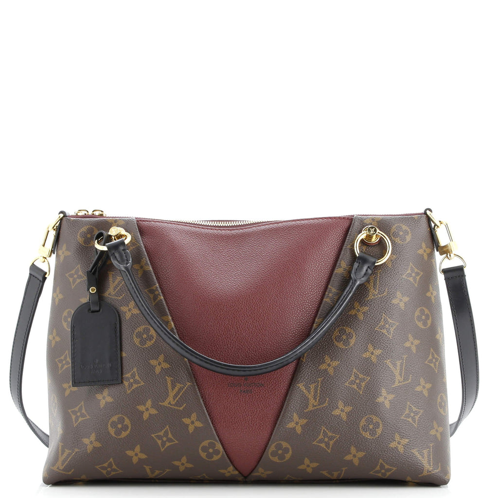 V Tote Monogram Canvas and Leather MM