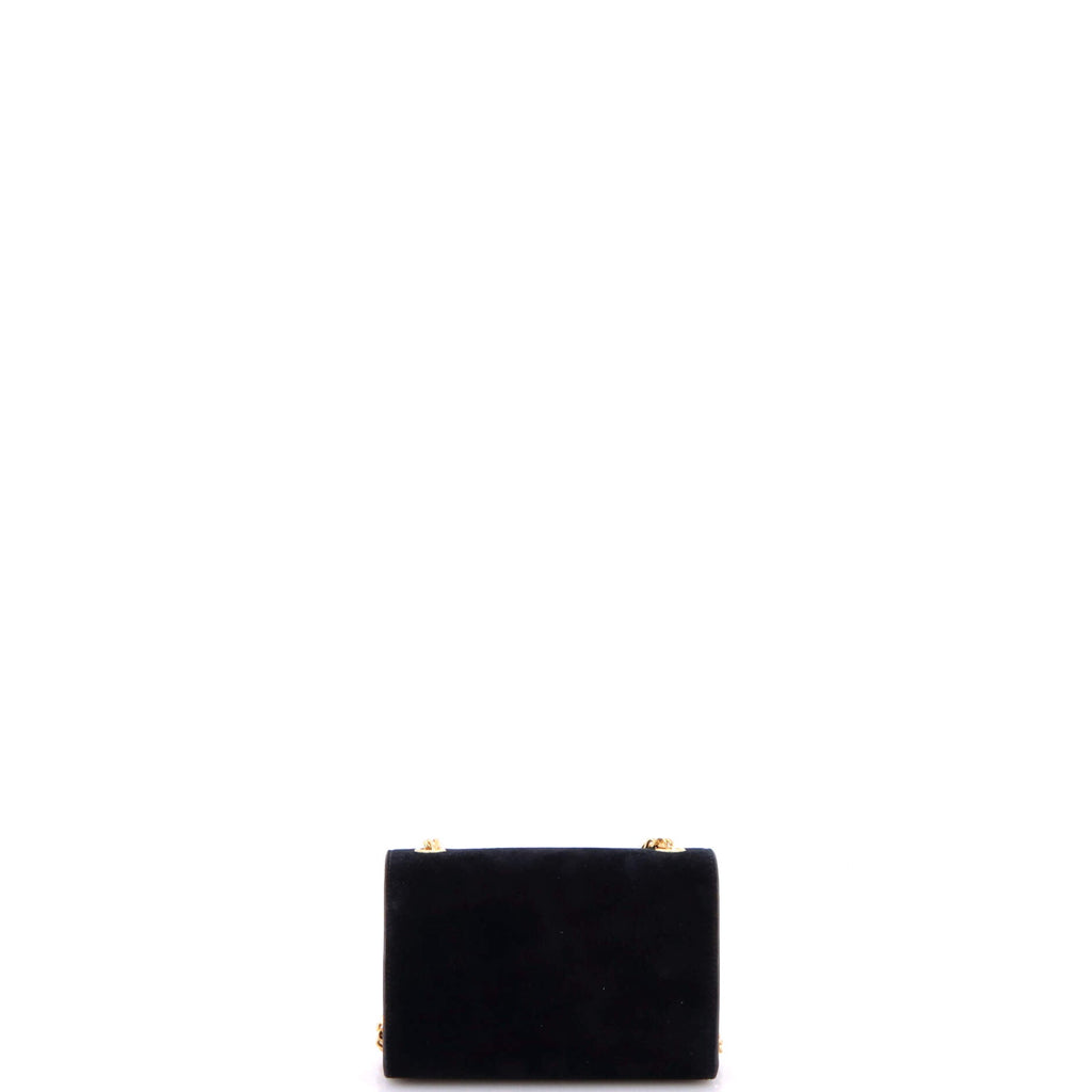 Classic Monogram Tassel Crossbody Bag Suede Small