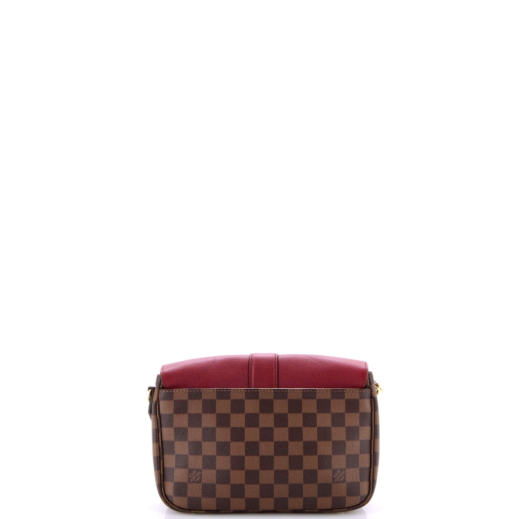 Clapton Handbag Damier and Leather PM