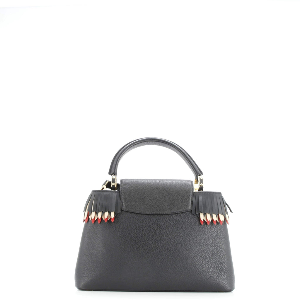 Capucines Bag Leather with Fringe Detail PM
