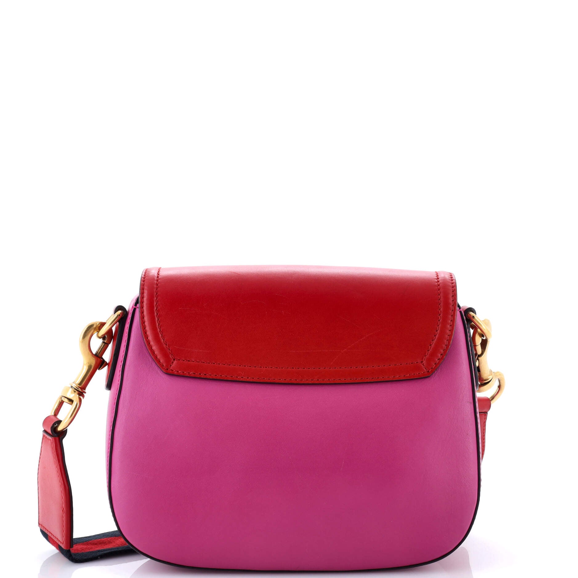 Lady Web Shoulder Bag Leather Medium