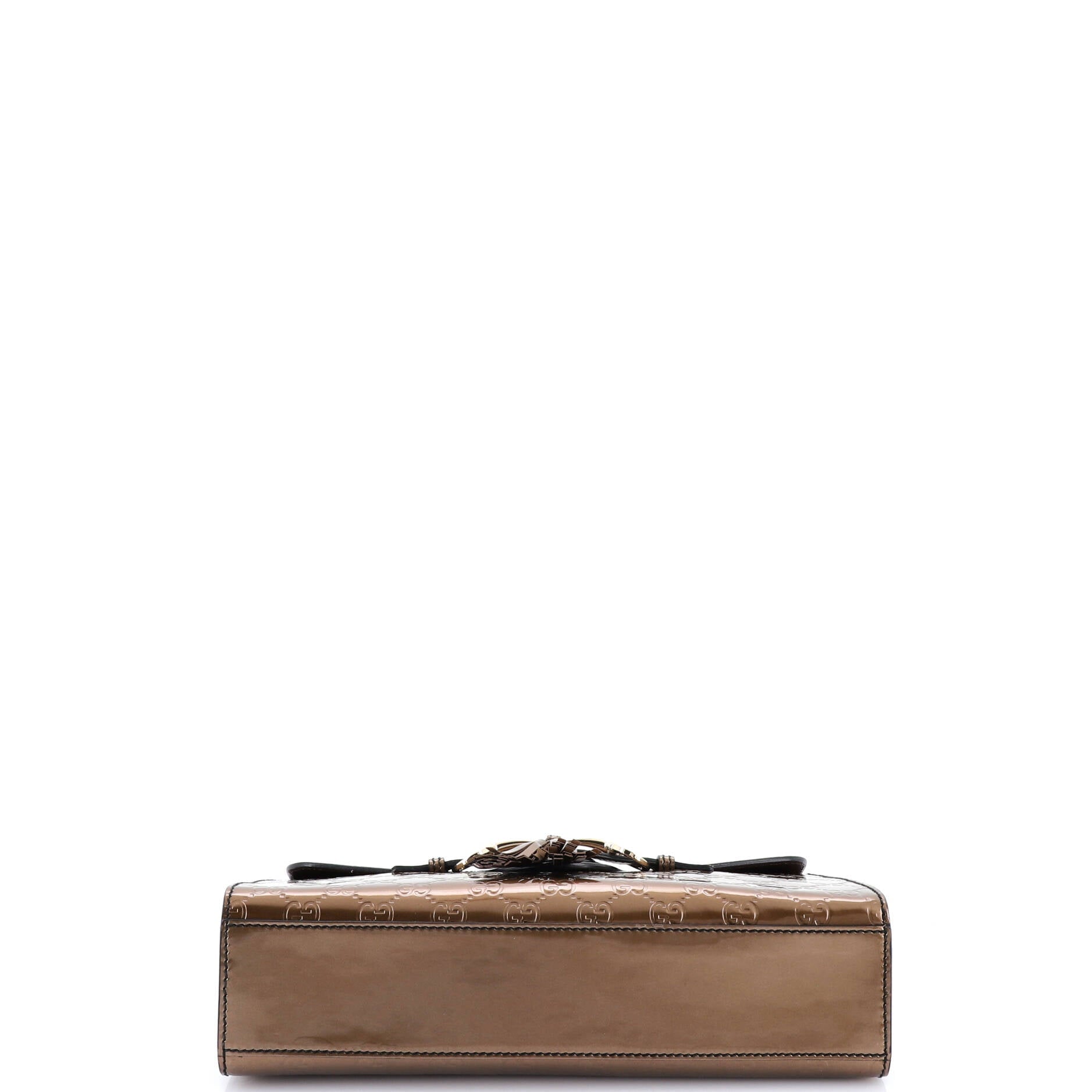 Emily Chain Flap Bag Guccissima Patent Medium