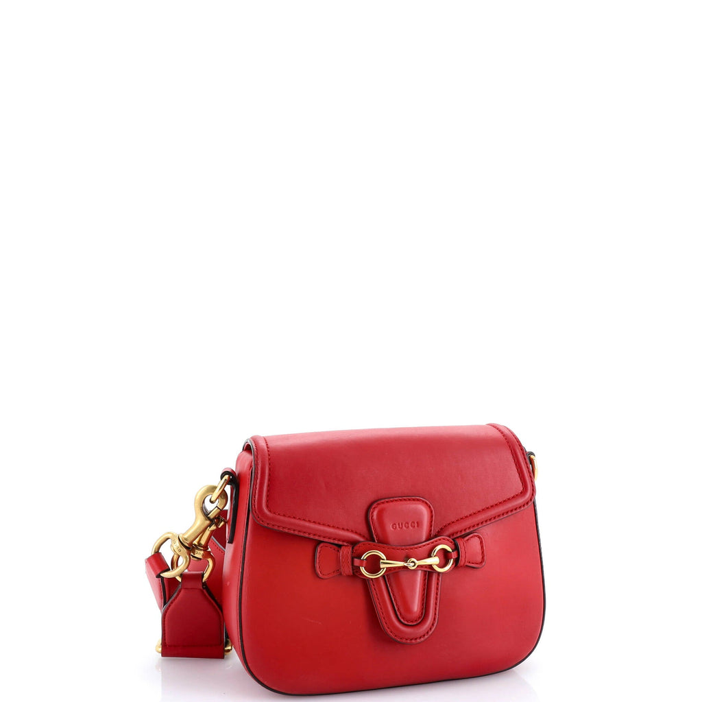 Lady Web Shoulder Bag Leather Medium