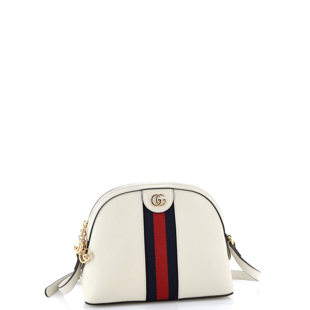 Ophidia Dome Shoulder Bag Leather Small