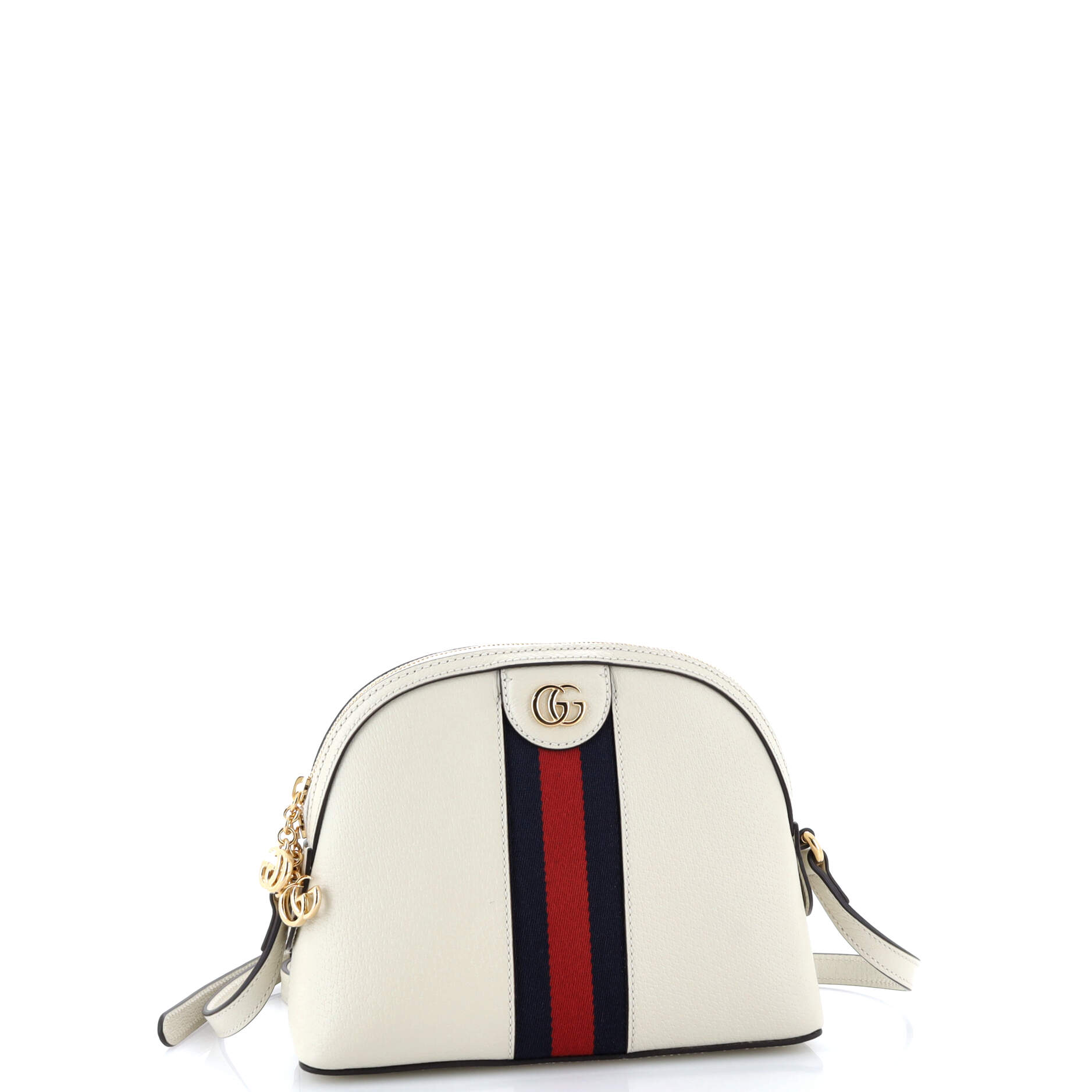 Ophidia Dome Shoulder Bag Leather Small