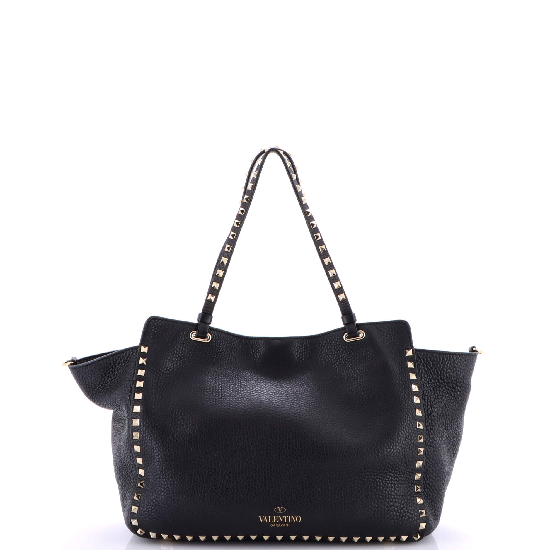 Rockstud Tote Pebbled Leather Medium