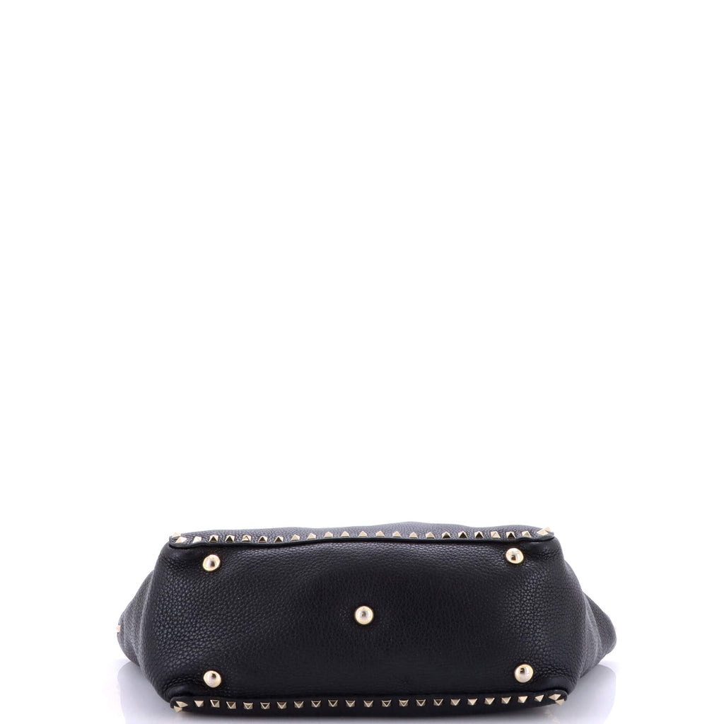 Rockstud Tote Pebbled Leather Medium