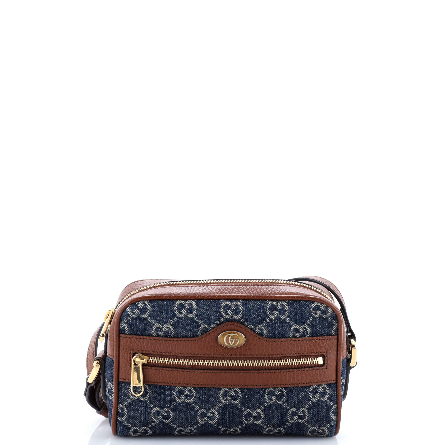Ophidia Shoulder Bag GG Denim Mini