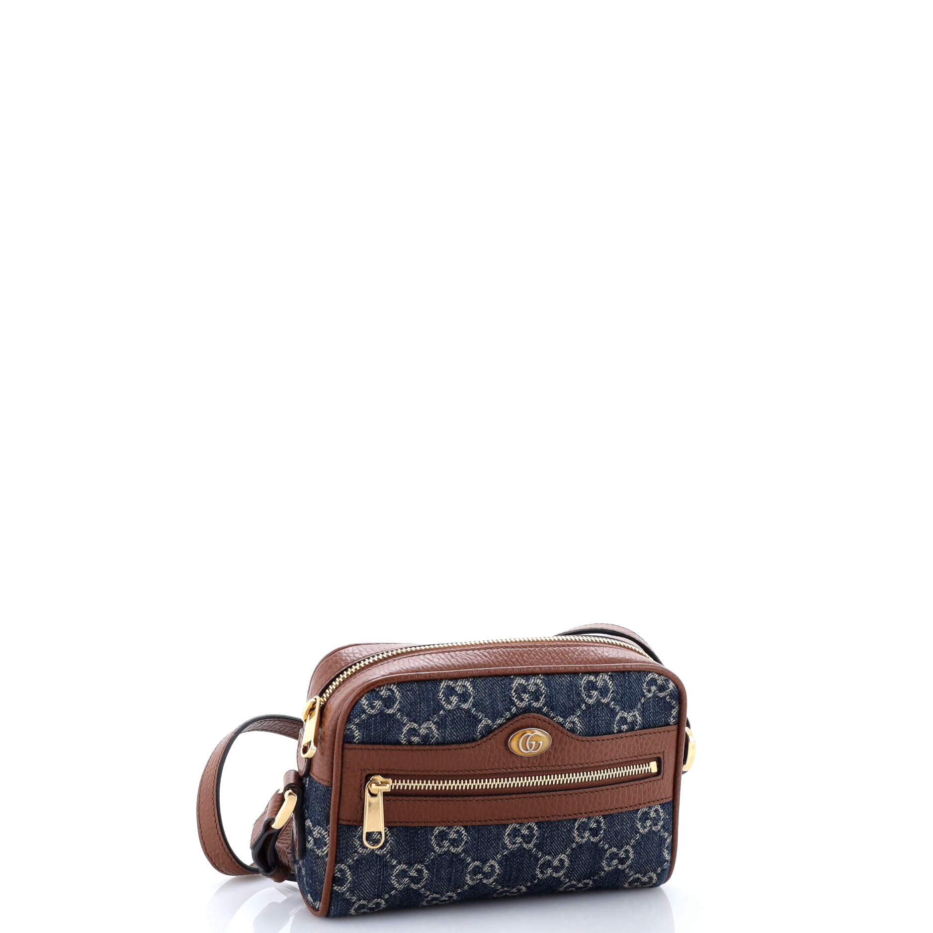 Ophidia Shoulder Bag GG Denim Mini