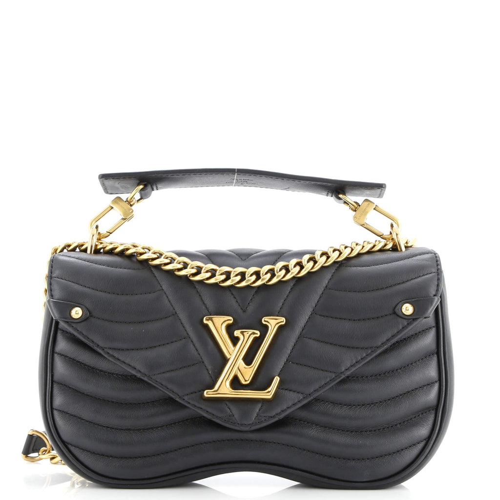 New Wave Chain Bag Quilted Leather MM