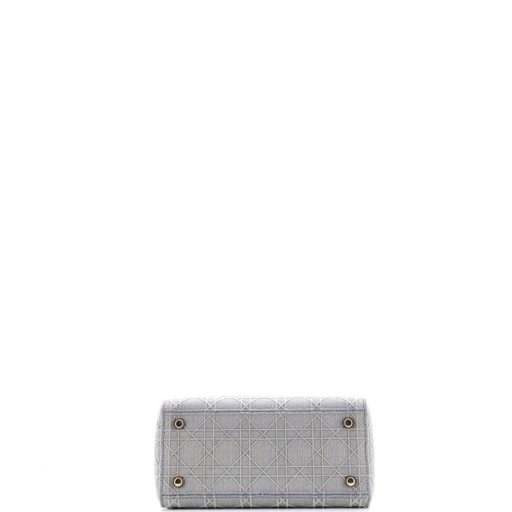 Lady D-Lite Bag Cannage Embroidered Canvas Medium