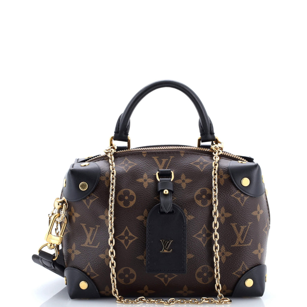 Petite Malle Souple Handbag Monogram Canvas