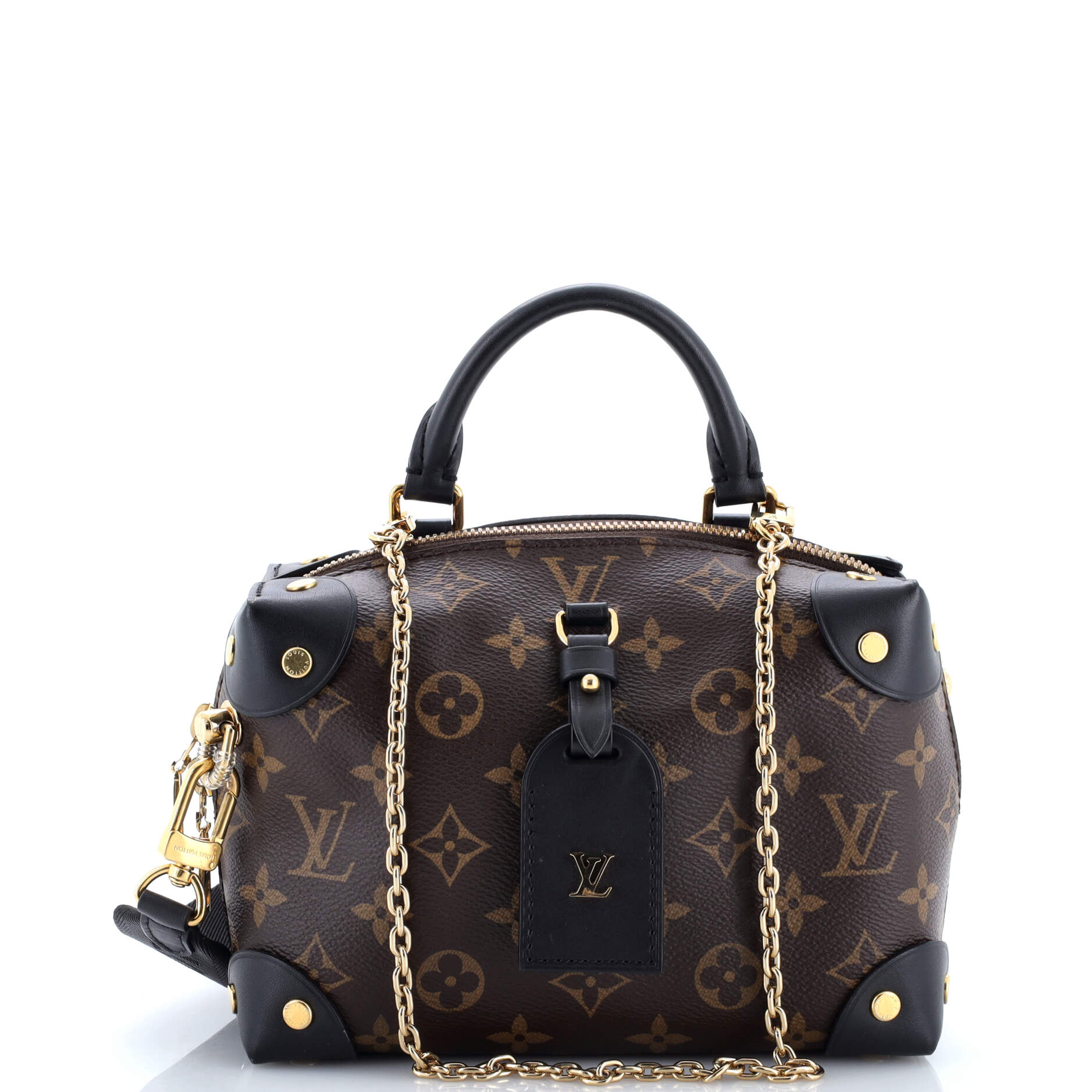 Petite Malle Souple Handbag Monogram Canvas