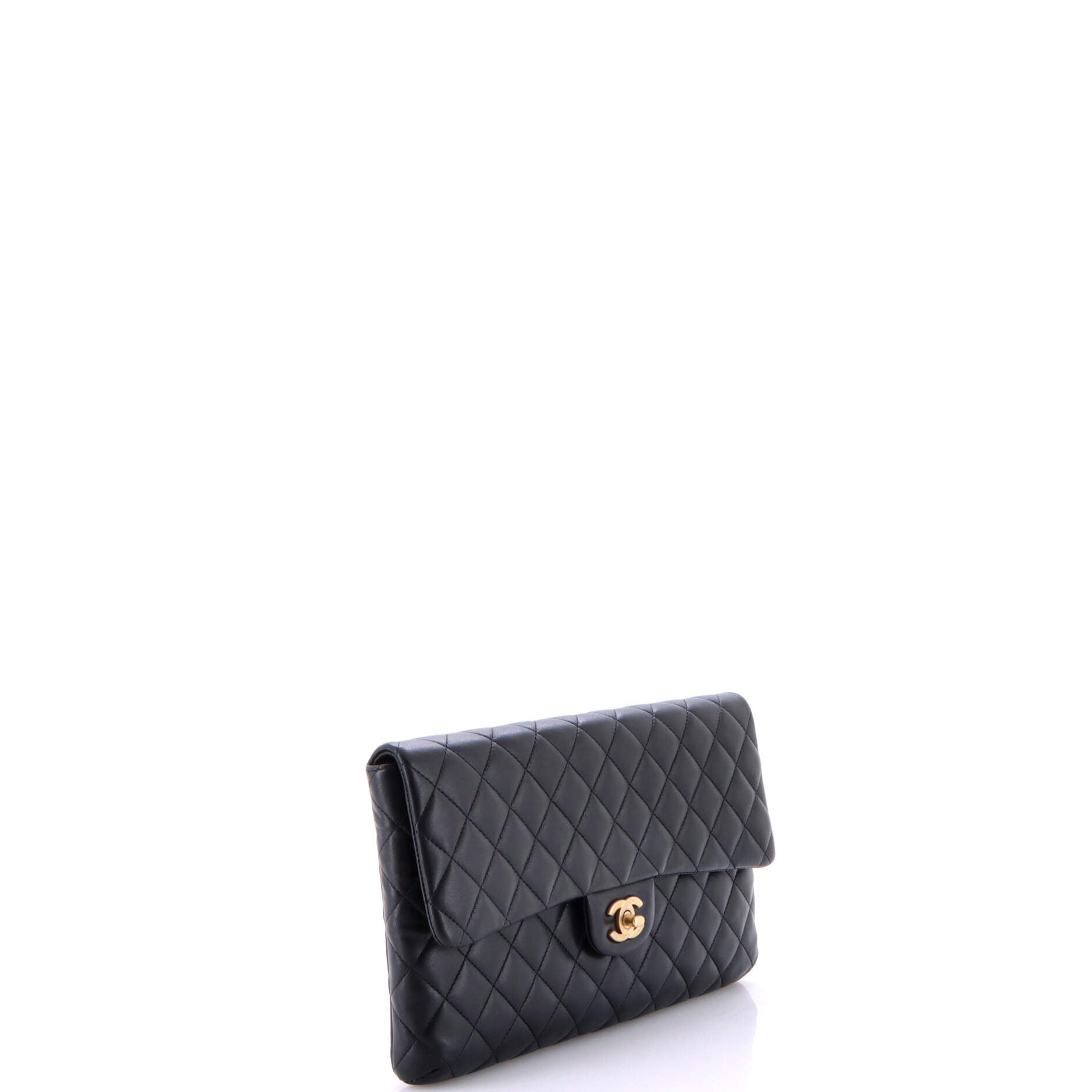 Classic Flap Clutch Quilted Lambskin