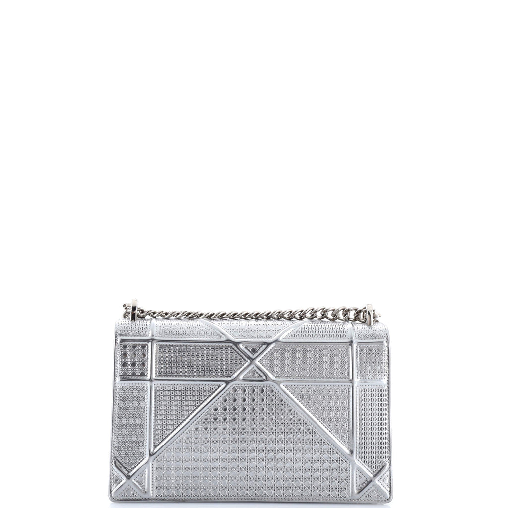 Diorama Flap Bag Cannage Embossed Calfskin Medium