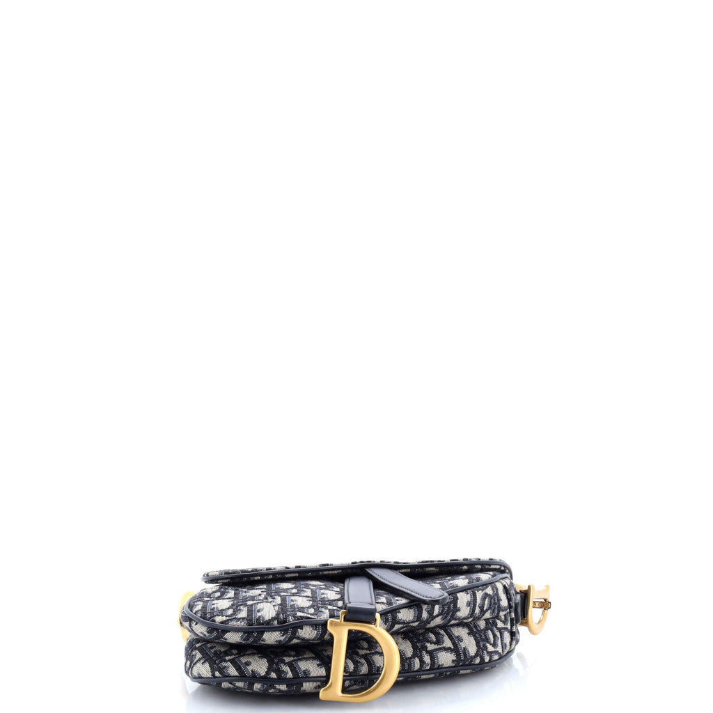 Saddle Handbag Oblique Canvas Mini