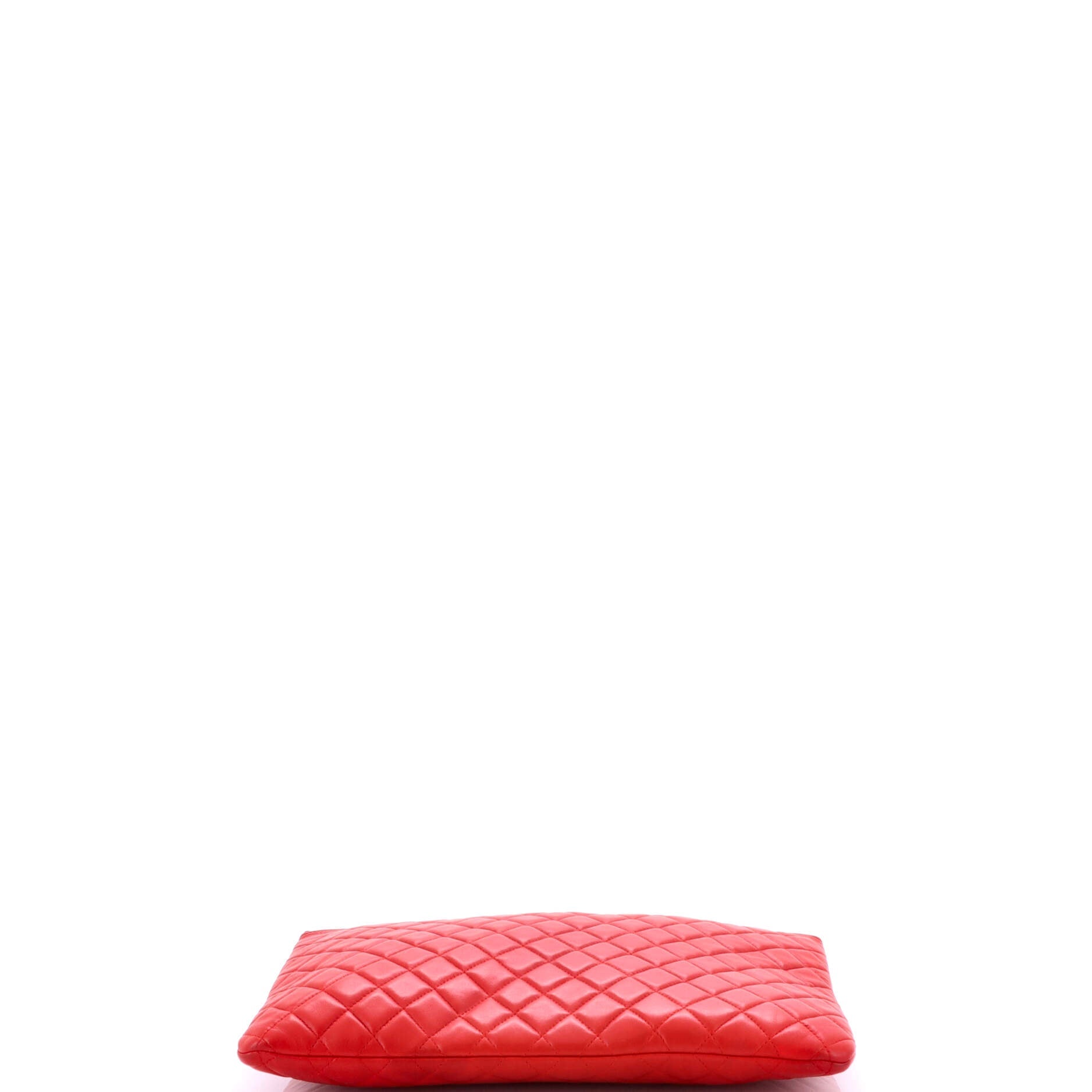 Boy O Case Clutch Quilted Lambskin Large