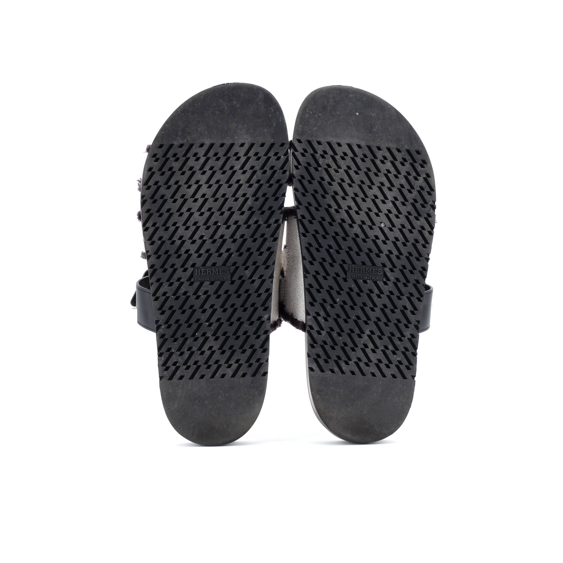 Women's Chypre Sandals Frayed Canvas with Leather