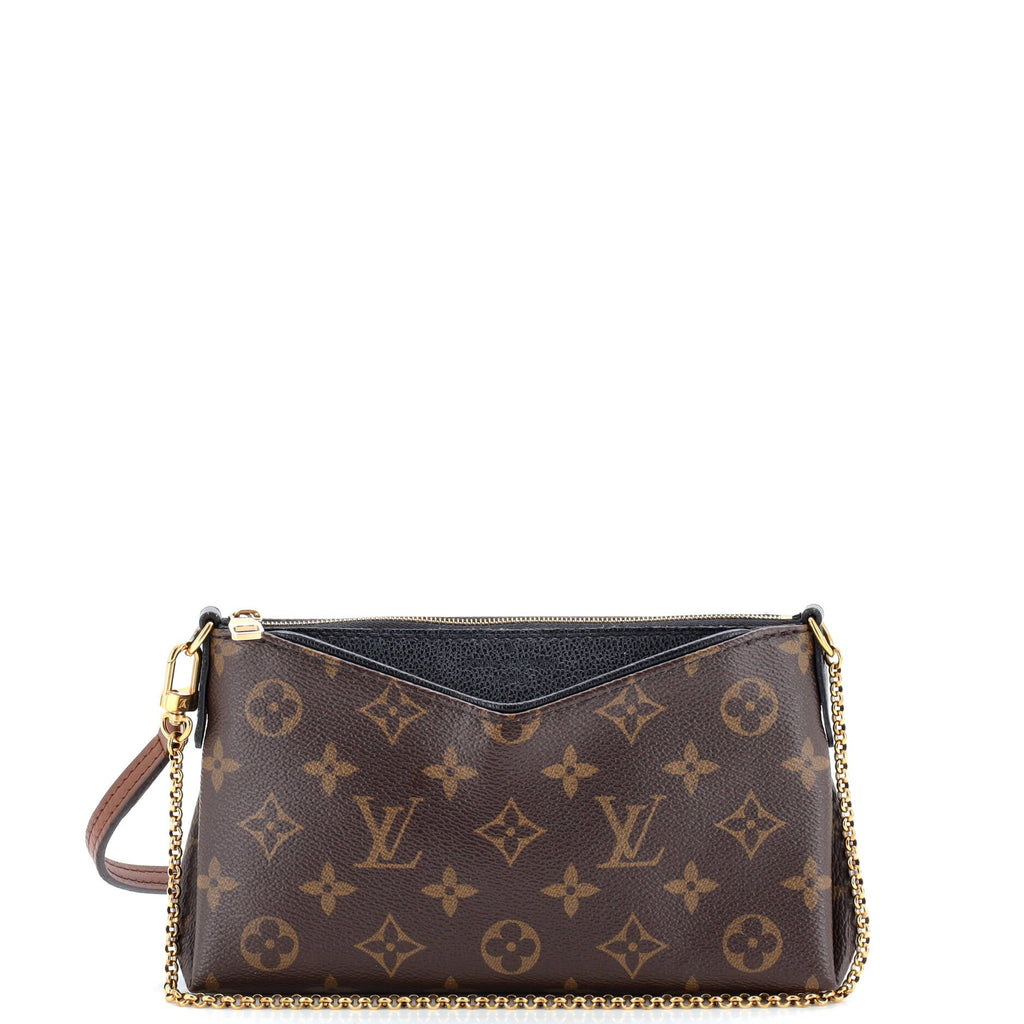 Pallas Clutch Monogram Canvas with Leather