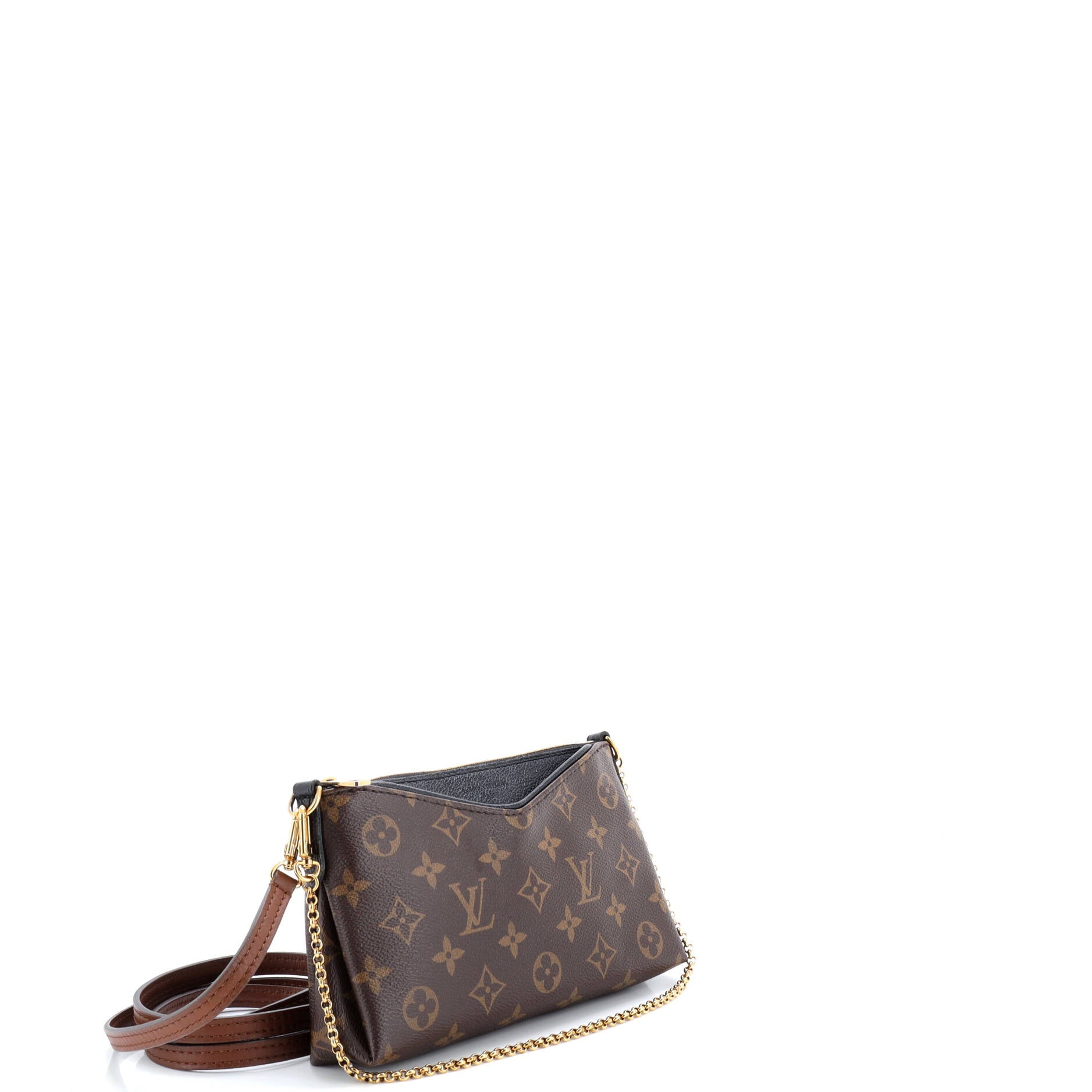 Pallas Clutch Monogram Canvas with Leather